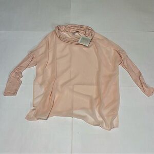 Wynne Layers Light Pink Sheer Women's Top